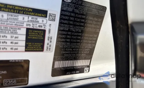 2019 Land Rover Range Rover Autobiography from USA, damaged, VIN SALGV5RE1KA561681